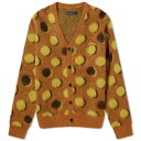 アミリ カーディガン 茶色 ブラウン メンズ 【 AMIRI POLKADOT MOHAIR CARDIGAN / BROWN 】 メンズファッション トップス