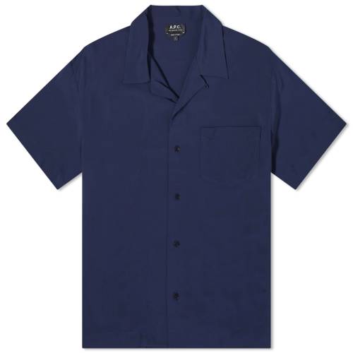 A[Ey[EZ[ F lCr[ A.P.C. Y y LLOYD VACATION SHIRT / DARK NAVY z Yt@bV gbvX