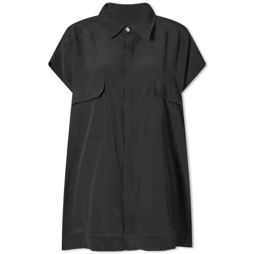 リックオウエンス ジャンボ 黒色 ブラック レディース 【 RICK OWENS RICK OWENS JUMBO OUTERSHIRT / BLACK 】 レディースファッション トップス