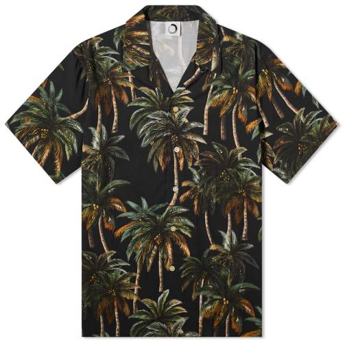 F ubN Y y ENDLESS JOY ENDLESS JOY PALM VACATION SHIRT / BLACK z Yt@bV gbvX