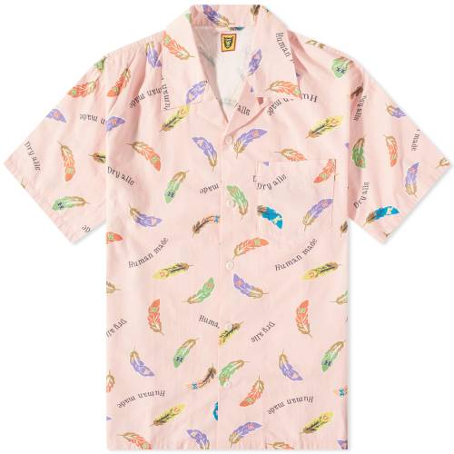 q[}Ch An sN Y y HUMAN MADE HUMAN MADE FEATHER ALOHA VACATION SHIRT / PINK z Yt@bV gbvX