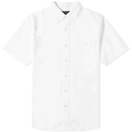 ビームス スリーブ オックスフォード 白色 ホワイト 半袖 オクスフォードシャツ メンズ 【 BEAMS PLUS BEAMS PLUS BD SHORT SLEEVE OXFORD SHIRT / WHITE 】 メンズファッション トップス