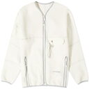 Ah_[ t[X J[fBK F zCg Y y AND WANDER AND WANDER WOOL FLEECE CARDIGAN / OFF WHITE z Yt@bV gbvX