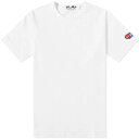 コムデギャルソンプレイ Tシャツ 白色 ホワイト GARçONS メンズ 【 COMME DES GARçONS PLAY COMME DES PLAY INVADER T-SHIRT / WHITE 】 メンズファッション トップス カットソー