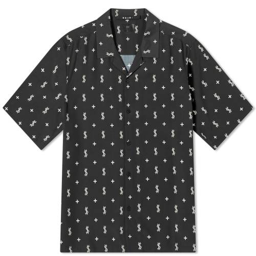 Xr F ubN Y y KSUBI ALLSTAR VACATION SHIRT / BLACK z Yt@bV gbvX