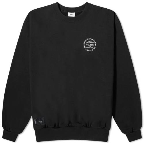 ダブルタップス クルー スウェット 黒色 ブラック スウェットトレーナー メンズ 【 WTAPS INGREDIENTS SNEAK CREW SWEAT / BLACK 】 メンズファッション トップス