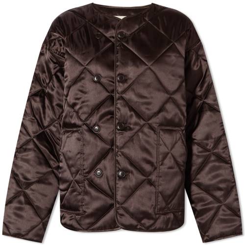 ダイヤモンド キルト ジャケット 茶色 ブラウン レディース 【 GIRLS OF DUST GIRLS OF DUST DIAMOND QUILT JACKET / BROWN 】