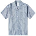 ビズビム 藍色 インディゴ ストライプ メンズ 【 VISVIM FAIRWAY CHAMBRAY VACATION SHIRT / INDIGO STRIPE 】 メンズファッション トップス