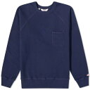 バッテンウェア クルー スウェット 紺色 ネイビー スウェットトレーナー メンズ 【 BATTENWEAR REACH UP CREW SWEAT / MIDNIGHT NAVY 】 メンズファッション トップス