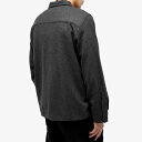 サンスペル チャコール メンズ 【 SUNSPEL WOOL TWILL OVERSHIRT / CHARCOAL MELANGE 】 メンズファッション コート ジャケット