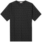 ヴァレンティノ アイコン Tシャツ 黒色 ブラック メンズ 【 VALENTINO ICON OVERSIZED TEE / BLACK 】 メンズファッション トップス カットソー
