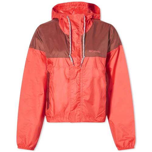 コロンビア ウィンドブレーカー レディース コロンビア ウィンドブレーカー レディース 【 COLUMBIA FLASH CHALLENGER CROPPED WINDBREAKER / JUICY SPICE 】