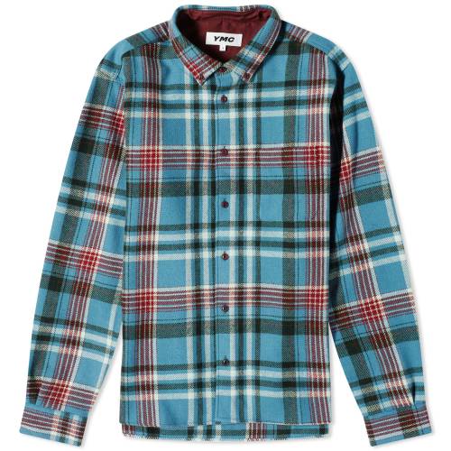 CGV[ F u[ Y y YMC DEAN CHECK SHIRT / BLUE MULTI z Yt@bV gbvX