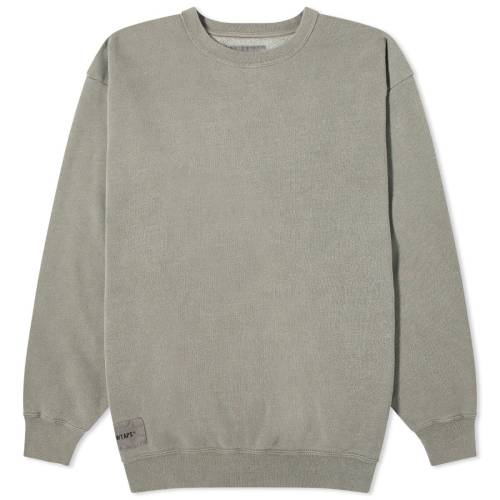 ダブルタップス クルー スウェット オリーブ スウェットトレーナー メンズ 【 WTAPS 26 WASHED CREW SWEAT / OLIVE DRAB 】 メンズファッション トップス