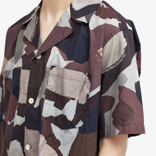 m[XvWFNc J X[u  Y y NORSE PROJECTS NORSE PROJECTS MADS RELAXED CAMO SHORT SLEEVE SHIRT / ESPRESSO z Yt@bV gbvX