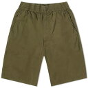 アー・ペー・セー ショーツ ハーフパンツ カーキ A.P.C. メンズ 【 NORRIS OVERDYED SHORTS / KHAKI 】 メンズファッション ズボン