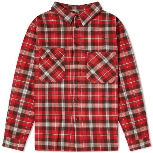  bh Y y MANRESA LACHLAN PLAID SHIRT / RED z Yt@bV gbvX