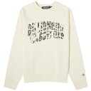 クラブ カモ柄 ロゴ クルー スウェット クリーム ビリオネアボーイズクラブ スウェットトレーナー メンズ 【 BILLIONAIRE BOYS CLUB BILLIONAIRE BOYS CLUB DUCK CAMO ARCH LOGO CREW SWEAT / CREAM 】 メンズファッ