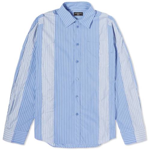 oVAK F u[ & Y y BALENCIAGA DIY PANEL SHIRT / BLUE & LIGHT BLUE z Yt@bV gbvX