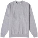 アー・ペー・セー ロゴ クルー スウェット 灰色 グレー A.P.C. スウェットトレーナー メンズ 【 X JW ANDERSON RENE EMBROIDERED LOGO CREW SWEAT / HEATHERED GREY 】 メンズファッション トップス