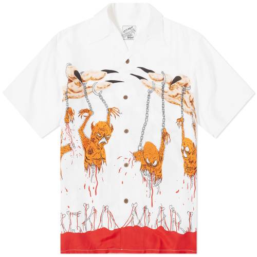 R}A F zCg Y y WACKO MARIA WACKO MARIA X NECKFACE TYPE 2 VACATION SHIRT / WHITE z Yt@bV gbvX