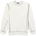 N[ XEFbg F zCg Y y PAREL STUDIOS PAREL STUDIOS CONTRAST CREW NECK SWEAT / OFF WHITE z Yt@bV gbvX g[i[