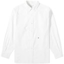 ナナミカ ダウン 白色 ホワイト メンズ 【 NANAMICA BUTTON DOWN WIND SHIRT / WHITE 】 メンズファッション トップス