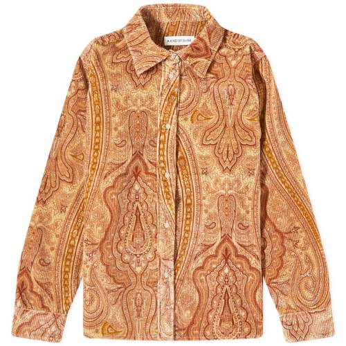 アカインドオブガイズ コーデュロイ レディース 【 A KIND OF GUISE A KIND OF GUISE ALVA PAILSLEY CORDUROY SHIRT / PAISLEY CORDUROY 】 レディースファッション トップス