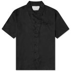 黒色 ブラック メンズ 【 JUNGLES JUNGLES JUNGLES I TRIED EMBROIDERED VACATION SHIRT / BLACK 】 メンズファッション トップス