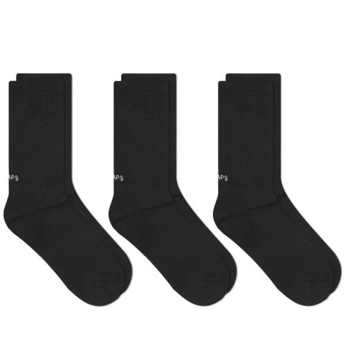 _u^bvX 3 F ubN Y y WTAPS 05 SKIVVIES 3-PACK SOCK / BLACK z Ci[  iCgEGA bO