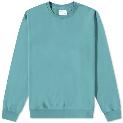 カラフル スタンダード スタンダード クラシック クルー スウェット 緑 グリーン スウェットトレーナー メンズ 【 COLORFUL STANDARD COLORFUL STANDARD CLASSIC ORGANIC CREW SWEAT / PINE GREEN 】 メンズファッ