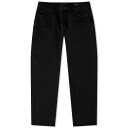 サンローラン ネオ カーボン 黒色 ブラック メンズ 【 SAINT LAURENT SAINT LAURENT RELAXED STRAIGHT JEAN / NEO CARBON BLACK 】 メンズファッション ズボン パンツ