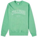 クルー スウェット & スウェットトレーナー メンズ 【 SPORTY & RICH SPORTY RICH WELLNESS IVY CREW SWEAT / VERDE 】 メンズファッション トップス