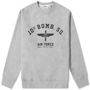 クルー スウェット 灰色 グレー エアフォース スウェットトレーナー メンズ 【 UNIFORM BRIDGE UNIFORM BRIDGE 10TH AIR FORCE CREW SWEAT / GREY 】 メンズファッション トップス