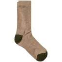 C I[u & Y y KESTIN ELGIN SOCKS / PUTTY & OLIVE z Ci[  iCgEGA bO