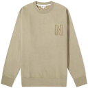 ノースプロジェクツ ロゴ クルー スウェット 砂色 サンド スウェットトレーナー メンズ 【 NORSE PROJECTS NORSE PROJECTS ARNE RELAXED N LOGO CREW SWEAT / SAND 】 メンズファッション トップス