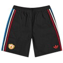 AfB X V[c n[tpc F ubN Y   ADIDAS X MUFC THE STONE ROSES SHORTS   BLACK   Yt@bV Y{