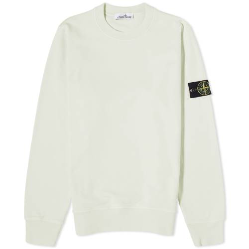 ストーンアイランド クルー スウェット スウェットトレーナー メンズ 【 STONE ISLAND STONE ISLAND GARMENT DYED CREW SWEAT / PISTACHIO 】 メンズファッション トップス