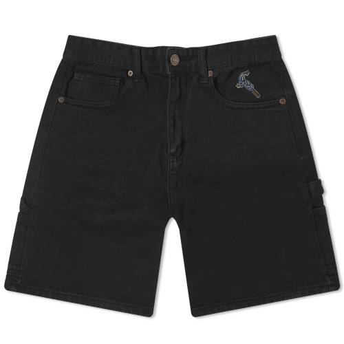 楽天スニケスショーツ ハーフパンツ 黒色 ブラック メンズ 【 MARKET HARDWARE CARPENTER SHORTS / BLACK 】 メンズファッション ズボン