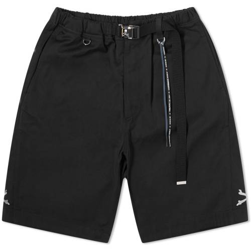 マスターマインドワールド ショーツ ハーフパンツ 黒色 ブラック メンズ 【 MASTERMIND WORLD MASTERMIND WORLD BELTED DRAWSTRING SKULL SHORTS / BLACK 】 メンズファッション ズボン