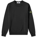 ストーンアイランド クルー スウェット 黒色 ブラック スウェットトレーナー メンズ 【 STONE ISLAND STONE ISLAND GARMENT DYED CREW SWEAT / BLACK 】 メンズファッション トップス