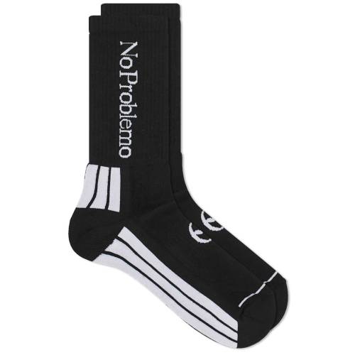    ֥å   NOPROBLEMO LOGO SOCKS / BLACK  ʡ  ʥȥ å