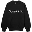 クルー スウェット 黒色 ブラック スウェットトレーナー メンズ 【 NOPROBLEMO CREW SWEAT / BLACK 】 メンズファッション トップス ニット セーター