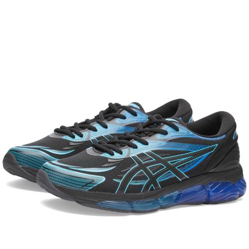 【★スーパーSALE★6/11深夜2時迄】アシックス 黒色 ブラック & スニーカー メンズ 【 ASICS GEL-QUANTUM 360 VIII / BLACK & AQUARIUM 】