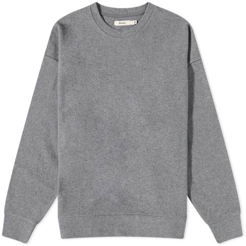 ジャージー クルー スウェット 灰色 グレー スウェットトレーナー メンズ 【 PANGAIA WOOL JERSEY CREW SWEAT / VOLCANIC GREY 】 メンズファッション トップス