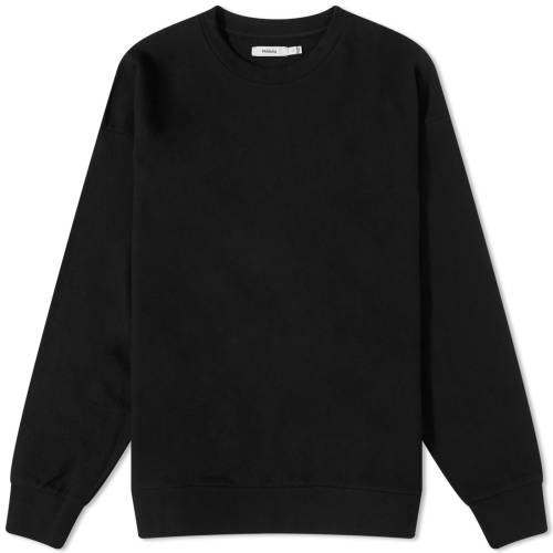 ジャージー クルー スウェット 黒色 ブラック スウェットトレーナー メンズ 【 PANGAIA WOOL JERSEY CREW SWEAT / BLACK 】 メンズファッション トップス