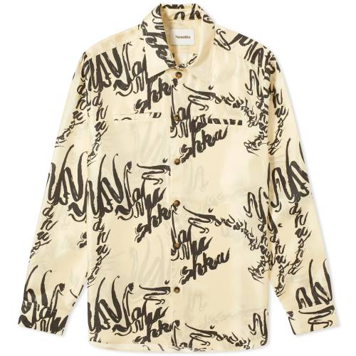 ナヌーシュカ レディース 【 NANUSHKA SABRIN PRINTED SHIRT / CALLIGRAPHY CREME 】 レディースファッション トップス