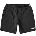 ア・ベイシング・エイプ アベイシングエイプ ショーツ ハーフパンツ 黒色 ブラック メンズ 【 A BATHING APE A BATHING APE CLIMBING SHORTS / BLACK 】 メンズファッション ズボン