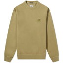 シーピーカンパニー フリース クルー スウェット 緑 グリーン オリーブ C.P. スウェットトレーナー メンズ 【 C.P. COMPANY COMPANY DIAGONAL FLEECE CREW SWEAT / GREEN OLIVE 】 メンズファッション トップス