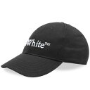 オフホワイト バッグ メンズ オフホワイト キャップ キャップ 帽子 黒色 ブラック メンズ 【 OFF-WHITE BOOKISH DRILL CAP / BLACK 】 バッグ メンズキャップ 帽子